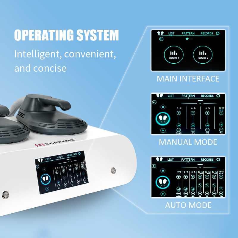 5000W Dual Handles Muscle Sculptinging Machine For Muscle Electromagnetic Stimulation