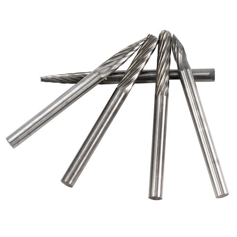 20PCS Solid 3*3 Carbide Burr Set 0.118 Inch Shank 3mm Tungsten Carbide Rotary Files Burrs