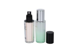 Wholesale 1oz Empty Acrylic Airless Foundateion Pump Bottle Cosmetic Travel Makeup Lotion Container from china suppliers