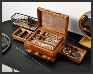 Wholesale Women Jewelry Box With Drawers Medium Wooden Storage Boxes With Lids from china suppliers