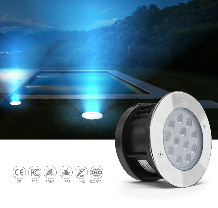 850LM 9W SS316L Waterproof Garden Led Lights VDE Landscape Ground Led Light