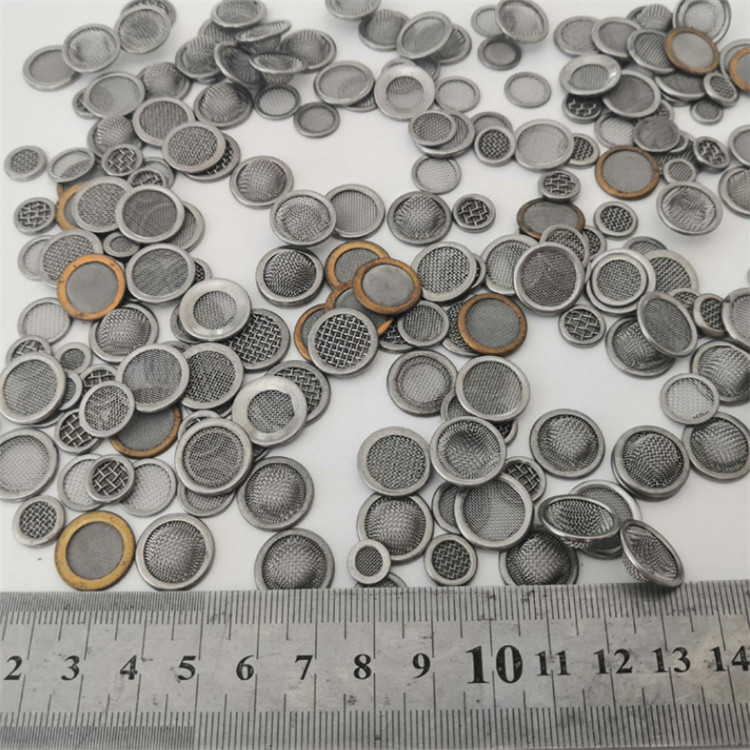 Stainless Steel 304 316 Aperture 4um Wire Mesh Filter Disc With Enfolded Edge