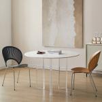 Modern Dining Room Furniture Transparent Round Acrylic Small Dining Table
