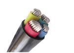 Three And Half Core PVC Insulated Cables Unarmour Cable1000V Aluminum Conductor