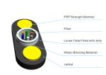 Singlemode G652D G657A Fiber Optic Drop Cable Aerial Self Supporting 12 16 24
