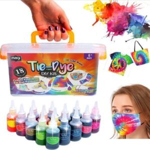 Wholesale Tie Dye shirts Wholesale 18 colors Bottles Creative Group Activity All-in-1 Fashion Design Kit 1 Pack Rainbow from china suppliers