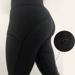 Stretchy Horse Riding Pants Side Pockets Anti-slip Silicone Grip Riding Leggings