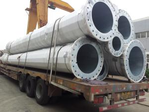 Wholesale Hot Dip Galvanized Octagonal Steel Utility Pole wind proof from china suppliers