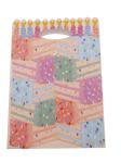Flexo Jewelry Paper Ribbon Handle Bags 300gsm SGS Packaging Kraft Shopping Tote