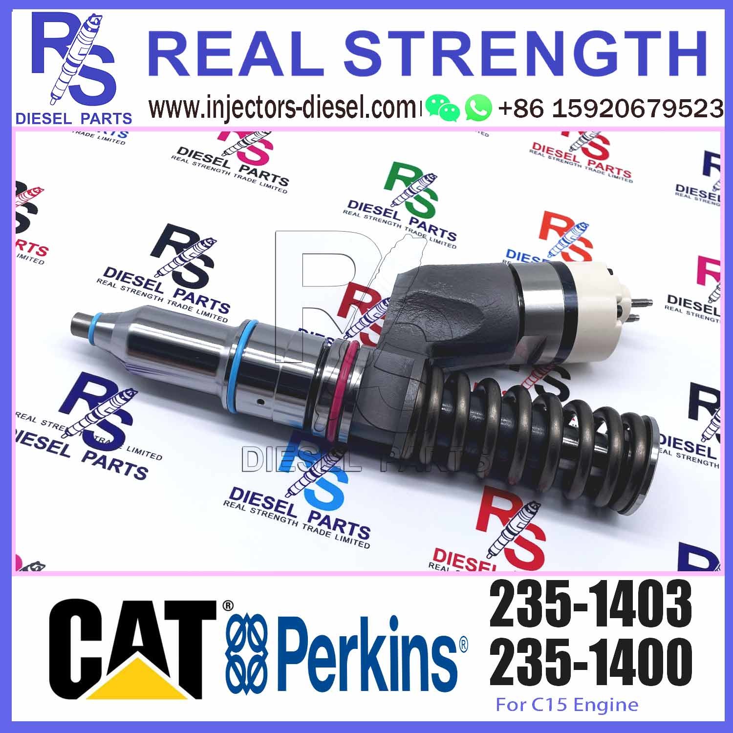 C15 C18 C32 Remanufacture Caterpillar Engine Injector 2351403 235-1403 For 385C