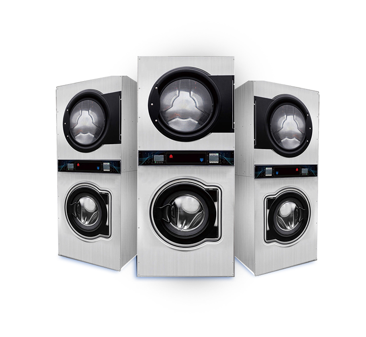 Coin Operated Washing Machine and Dryer for Kenya Market Stainless Steel 820*920*2020mm