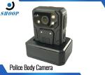 1296P GPS Player Police Body Worn Video Camera For Military