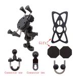GPS 2.4A Aluminum ABS X Claw Motorcycle Phone Mount 0.6KG Weight