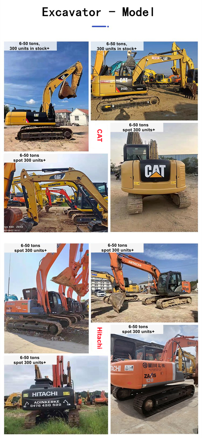 PC58-8 PC60-8 PC70-8 Second Hand Excavator 6.18 Ton Used Crawler Excavator