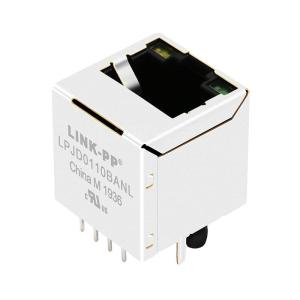 Wholesale Hanrun HY951180A Compatible LINK-PP LPJD0110BANL 10/100 Base-T Yellow/Green LED Vertical RJ45 Female Panel Mount Jack from china suppliers