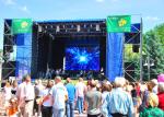 IP65 Large Outdoor Led Display Screens 5.95mm Pixels 5000nits Brightness