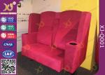 High Grade Fabric VIP Cinema Seating , Lover Cinema Chair With Double Seats