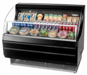 China Ventilated Cooling Table Top Display Chiller Digital Display Thermometer on sale