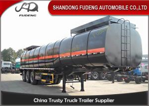 Wholesale Single Compartment 36000L Fuel Tanker Semi Trailer 2 Pieces Manhole Cover from china suppliers