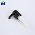 28mm Black Lotion Pump , Big Dosage 4cc Ribbed Plastic Liquid Soap Dispenser