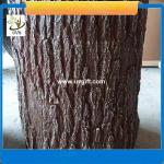 UVG realistic china fir stool model GRC fiberglass fake tree stump for park