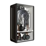 Gas Condensing 20-24Kw Wall Mounted Boiler Black Shell Copper Heat Exchanger Hot