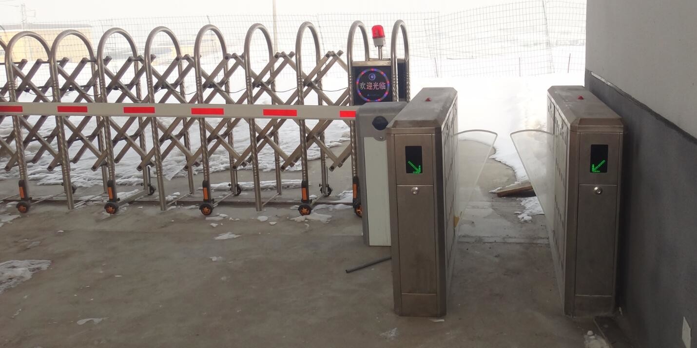 Metro Station Flap Barrier Gate Automatic Single / Double Core 12 Months Warranty