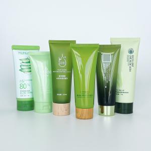 Wholesale PE/HDPE/LDPE/100% Sugarcane/ 100% Wheat StrawMaterial Green Soft Plastic Tube for Cosmetics 50ml 60ml 80ml 100ml 150ml 200ml from china suppliers