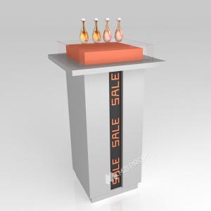 Wholesale GDR05-JC04 Retail Display Rack with Laminated Board and Orange Acrylic Assembled Box for Luxury Retail from china suppliers
