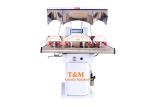 Air Operated Laundry Shirt Press Collar Cuff Yoke For Hotel Steam Heat Laundry
