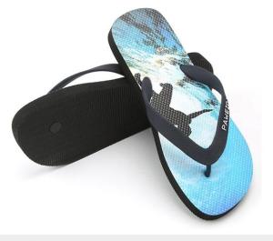 Wholesale Waterproof Flip Flops Beach Slippers PVC All Over Print Slide Corrosion Resistance from china suppliers