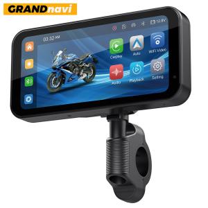Wholesale Portable 6.25 Inch IPX8 Waterproof Motorcycle Gps Screen With Type-c Power Carplay For Motorcycles from china suppliers