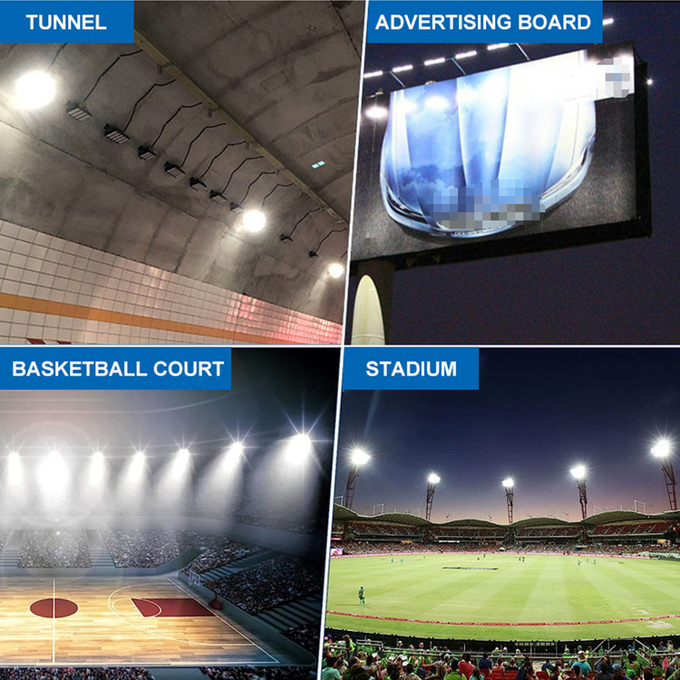 Motion Sensing LED Modular Flood Light 400W 100V-277V