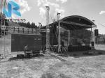 Music Show Aluminum Ladder Truss , Universal Customized Curved Steel Trusses