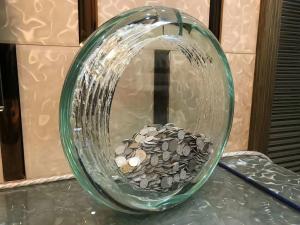 Wholesale Decorative Money Box Scratchproof CCC Crystal Acrylic Glass from china suppliers