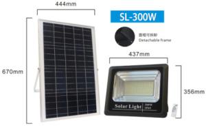Wholesale 437*90*356mm 300W 48000mah Solar Panel LED Flood Light from china suppliers