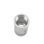 Stainless Steel 304 316 Socket Banded Female Threaded Coupling SS304 201 316 NPT