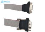 15pin Male Female Plastic Connector VGA To VGA HDB15 Flexible Flat Ribbon Cable