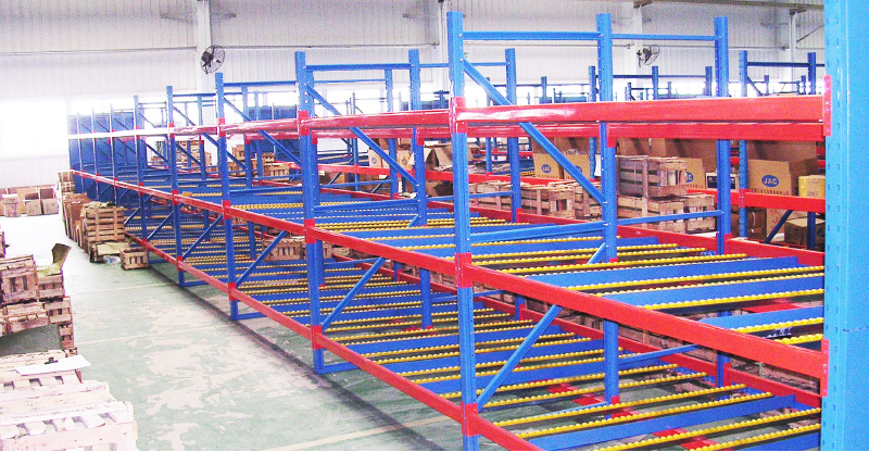 Carton Flow Racking roller rack  Gravity Roller Racking roller conveyor racks