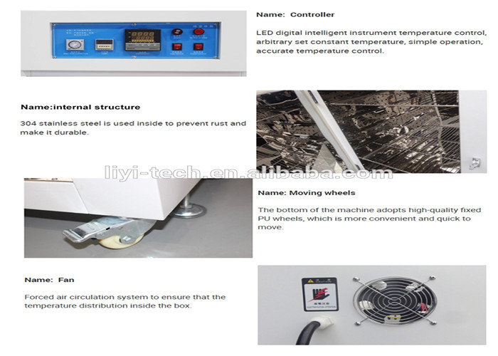 0.3C Accuracy Industrial Oven With Over Temperature Protection