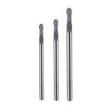 Professional CNC Milling Cutters Diamond Coated Carbide 2 Flute Ball End Mills