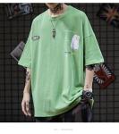ODM 100% Cotton Streetwear Shoulder T Shirts 3XL Fashion Custom Printing