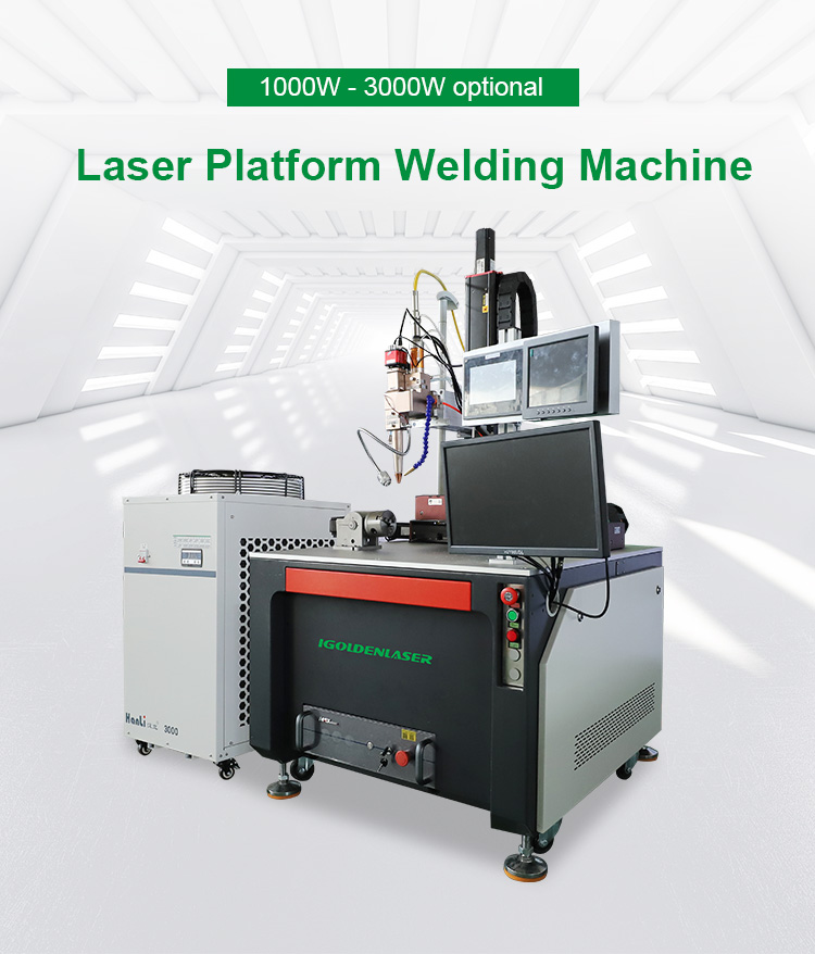 Fiber Laser Welding Equipment 1000w 1500w 2000w 4 Axis Adjustable Wobble Automatic Machine with THK