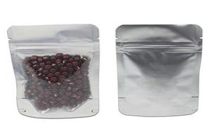 Wholesale Gravure Printing Zipper Lock Bags Food Grade Clear Window Front Foil Laminated Pouch from china suppliers
