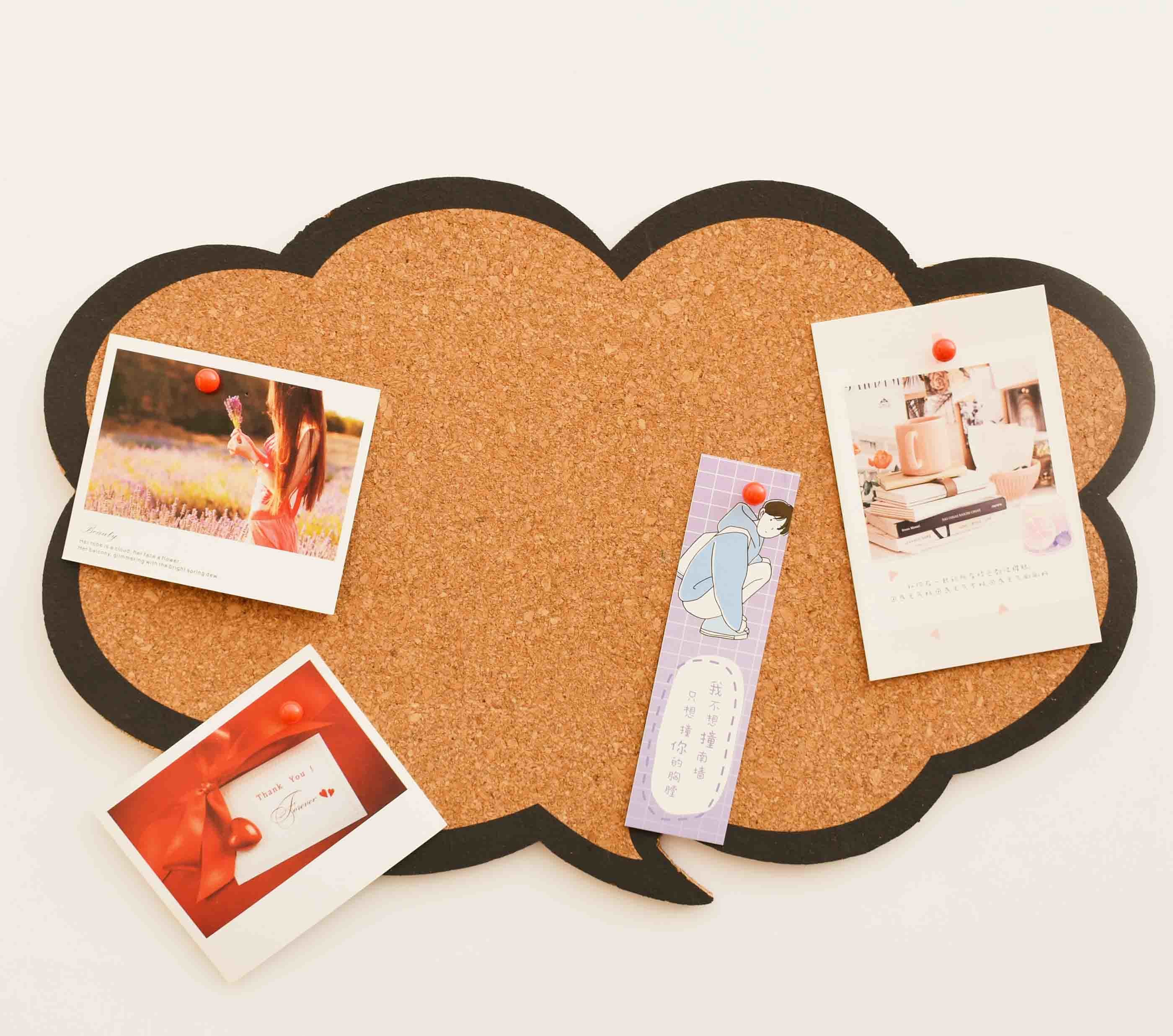 Yuelin Decorative Cork Board Bulletin Speech Bubble Talking 15.2x13.6cm