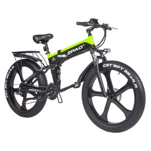Wholesale Folding Full Suspension Fat Tire Electric Bike 1000W 48V 26&quot;*4.0 Snow Tire Disc Brake from china suppliers