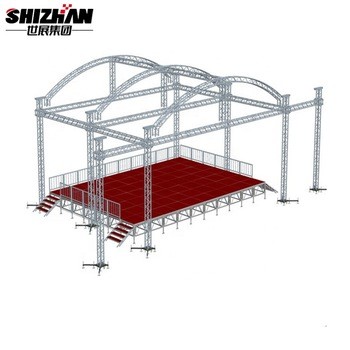 Customized Curved Steel Roof Aluminum Lighting Truss System