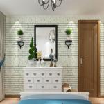 3d Brick Wallpaper PVC Vinyl Adhesive Wall Paper Wall Stickers Fashionable