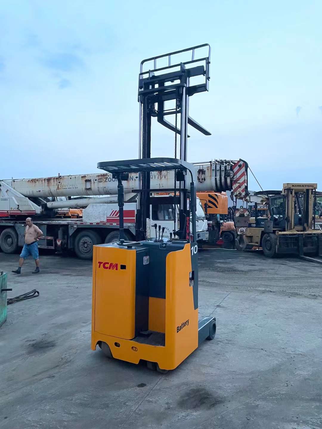 11.9kw Drive Motor Power 7 Ton Forklift TCM Forklift for 500mm Load Center Distance