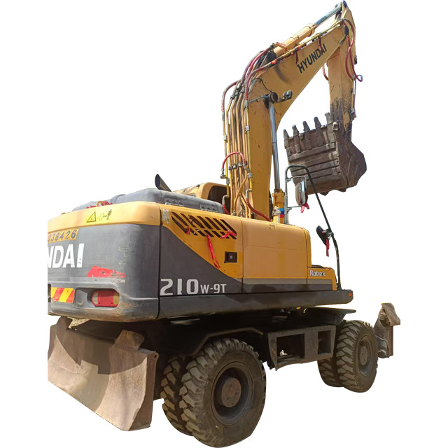 Reliable Hyundai 210W-9 Used Wheel Excavator Durable and High Performance Wheel Excavator Construction Equipment